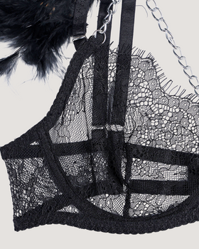 Dreamweaver Hollow Out Lace 4 Piece Bra Set