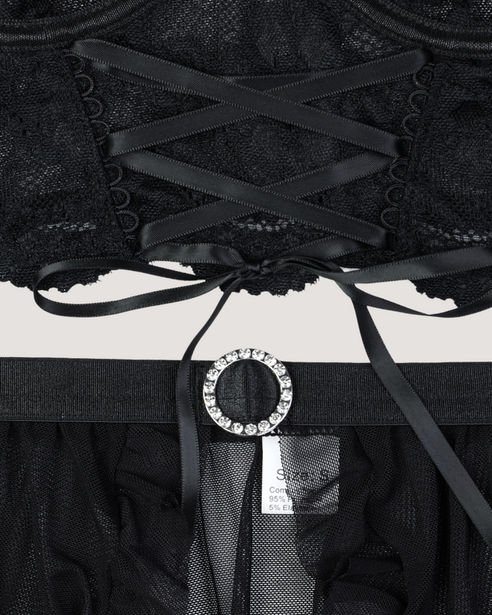 Seductive Skirt Lingerie set