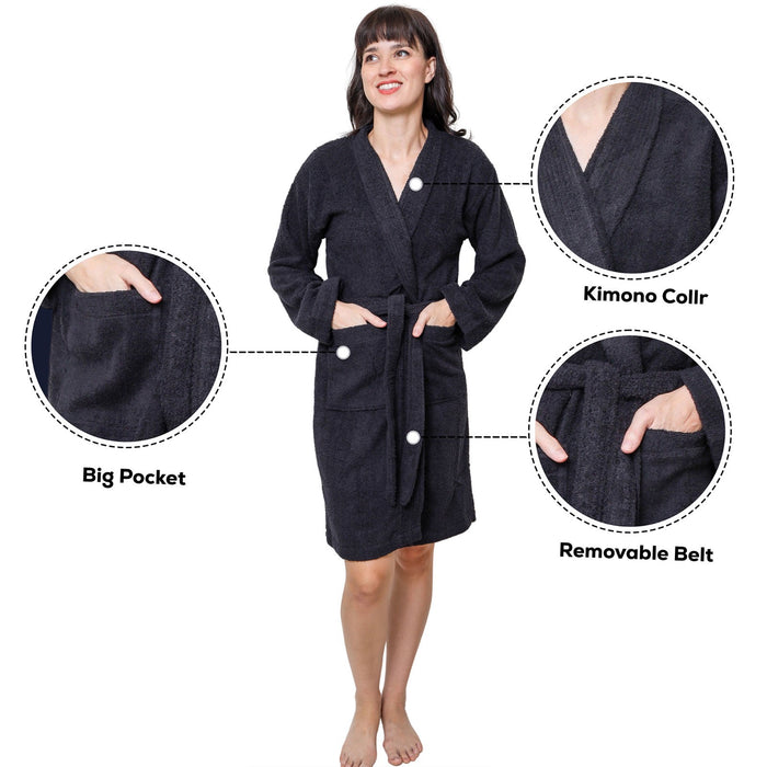 Women’s Short Terry Cloth Robe